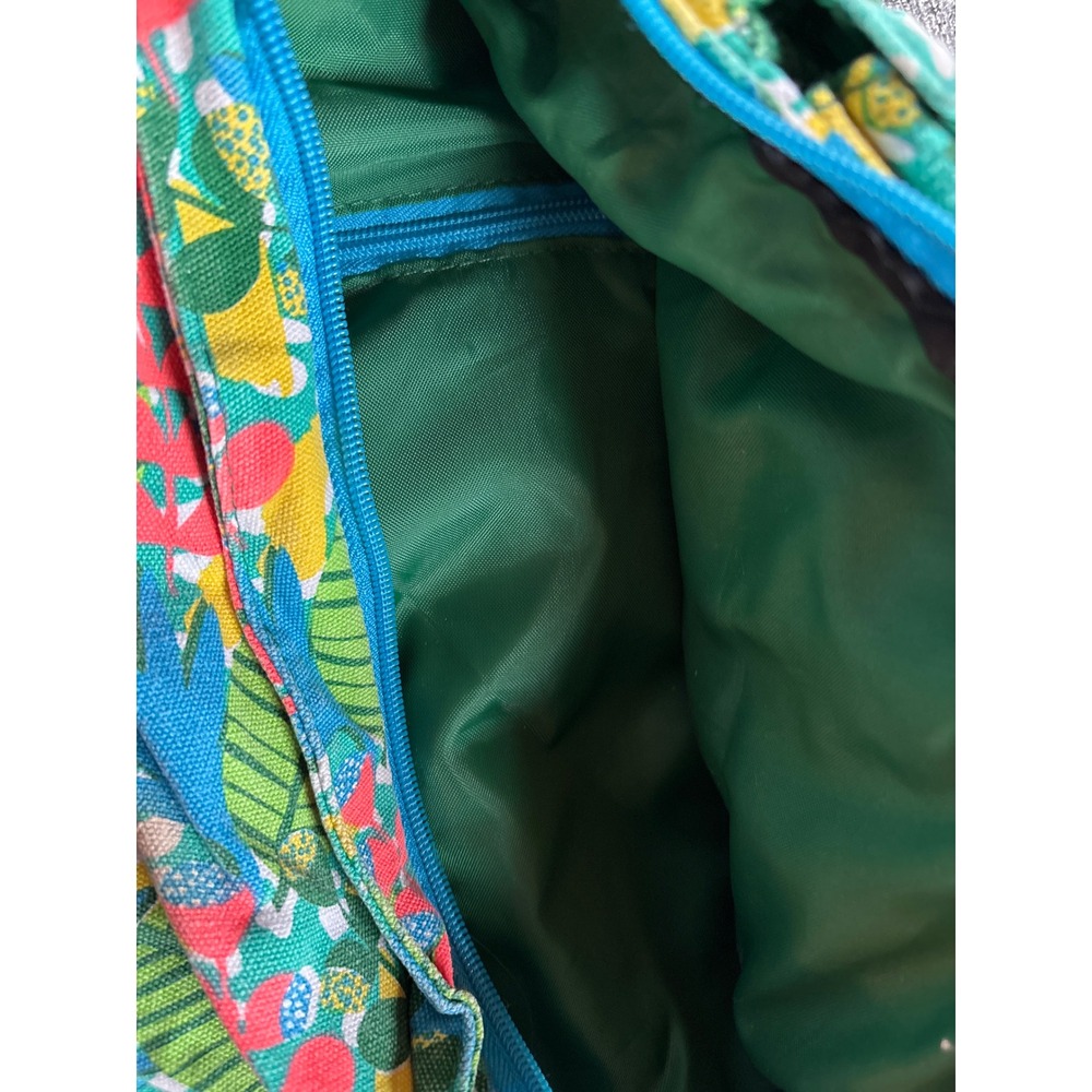Kavu Rope Bag Tropical Floral Cotton Canvas Sling Backpack Multicolor Crossbody - Picture 3 of 12